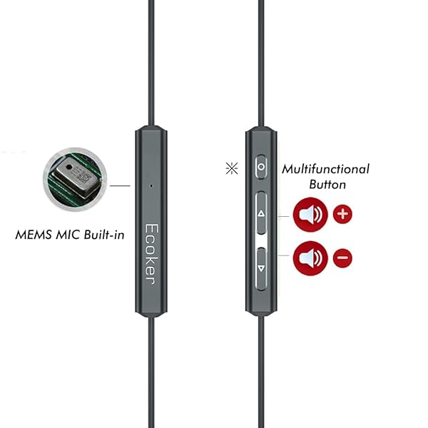 Top Ecoker USB-C Headphones & Earbuds for iPhone 15 Pro, Samsung Galaxy, Google Pixel - Premium Sound & Microphone - Image 3