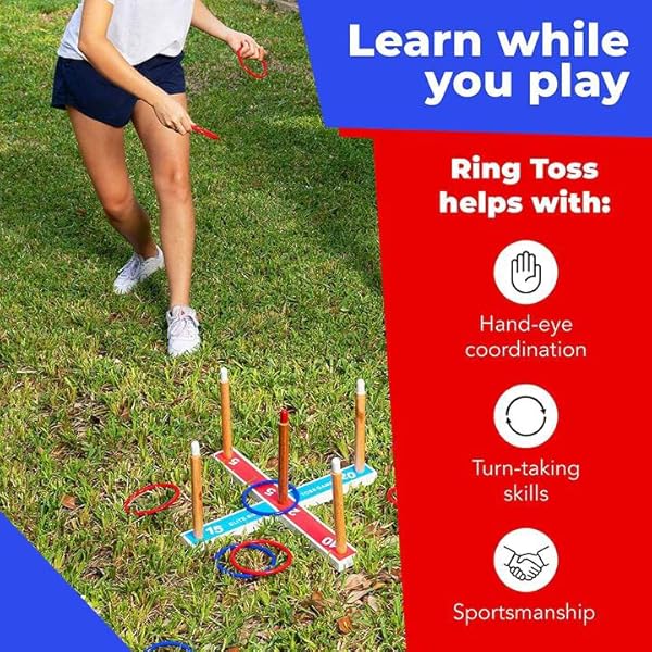 Elite Sportz Ring Toss Game: Fun Indoor & Outdoor Activity for Kids & Adults - Easy Setup & Compact for Family Fun! - Image 6