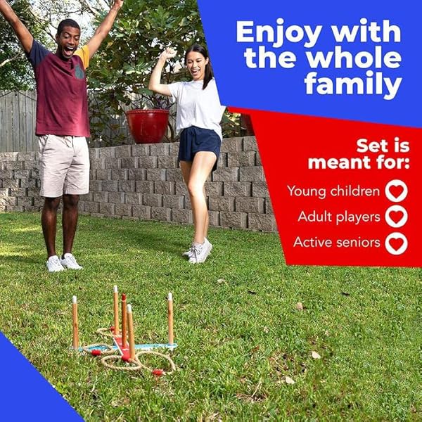 Elite Sportz Ring Toss Game: Fun Indoor & Outdoor Activity for Kids & Adults - Easy Setup & Compact for Family Fun! - Image 9