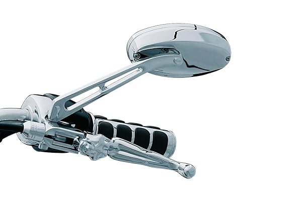 Ellipse Mirrors with Flat Glass, Chrome