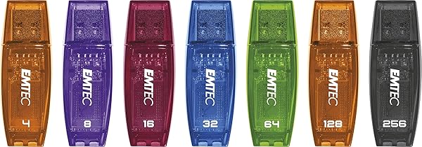 Emtec C410 Color Mix 128GB USB Flash Drive - Fast, Stylish & Reliable Storage Solution - Image 7