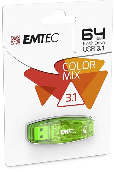 Emtec C410 Color Mix 64GB USB Flash Drive - Stylish & High-Speed Storage Solution - Image 6
