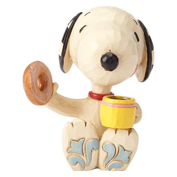 Enesco Jim Shore Snoopy Donuts & Coffee Mini Figurine - 3 Inch Multicolor Collectible - Image 5