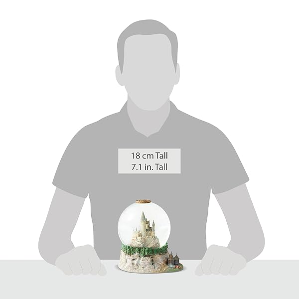 "Enesco Harry Potter Hogwarts Castle Water Globe 7.1" - Magical Collectible Decor" - Image 6