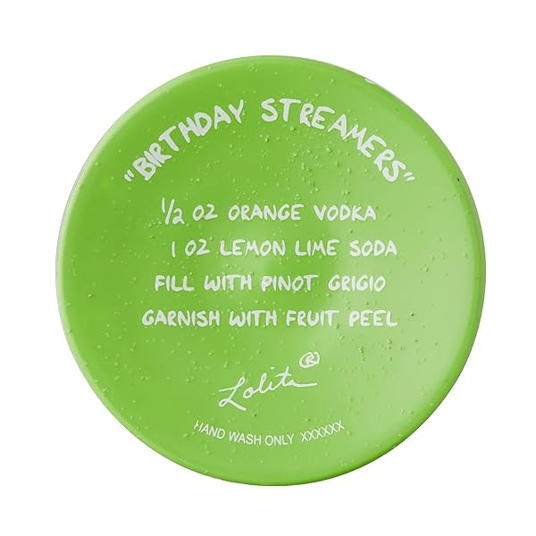 Enesco Lolita Happy Birthday Hand-Painted Wine Glass - Artisan Streamers Design, Multicolor, Perfect Gift! - Image 7