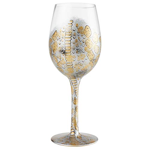 Shop Enesco Lolita Venom Hand-Painted Artisan Wine Glass - Unique Multicolor Design, Perfect Gift! - Image 2