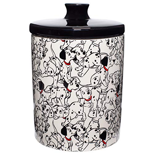 Enesco Disney 101 Dalmatians Cookie Jar Canister - 7.25 Inch Multicolor Treat Storage
