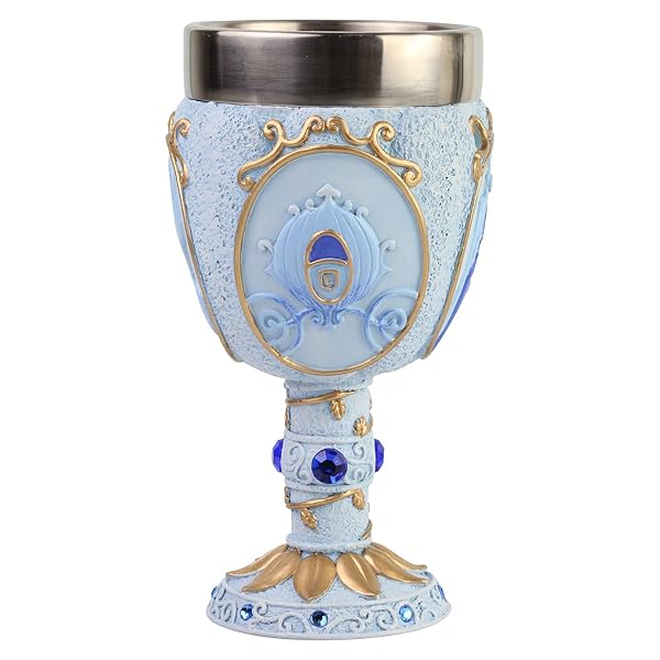 Enesco Disney Cinderella Castle Goblet Cup - Decorative Chalice for Collectors | Multicolor - Image 5