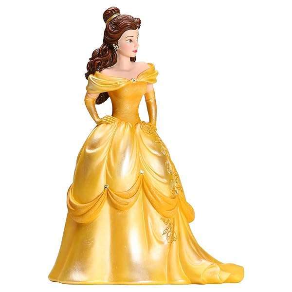 Enesco Disney Belle Figurine - 8.07 Inch Couture de Force Beauty and The Beast Collectible - Image 4