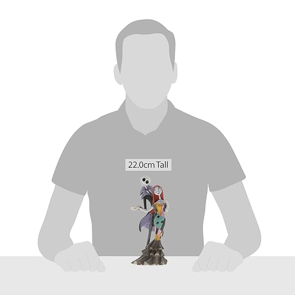 Enesco Disney Showcase Nightmare Before Christmas Jack & Sally Deluxe Figurine - 8.74 Inch Multicolor Collectible - Image 6