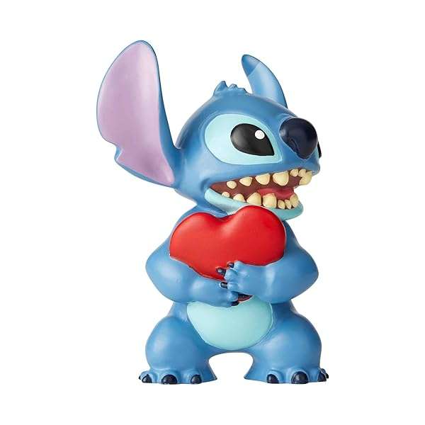Enesco Disney Lilo and Stitch Heart Mini Figurine - 2.5 Inch Collectible, Multicolor - Image 5