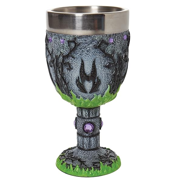 Enesco Disney Showcase Sleeping Beauty Maleficent Goblet - 7.09 Inch Decorative Chalice in Multicolor