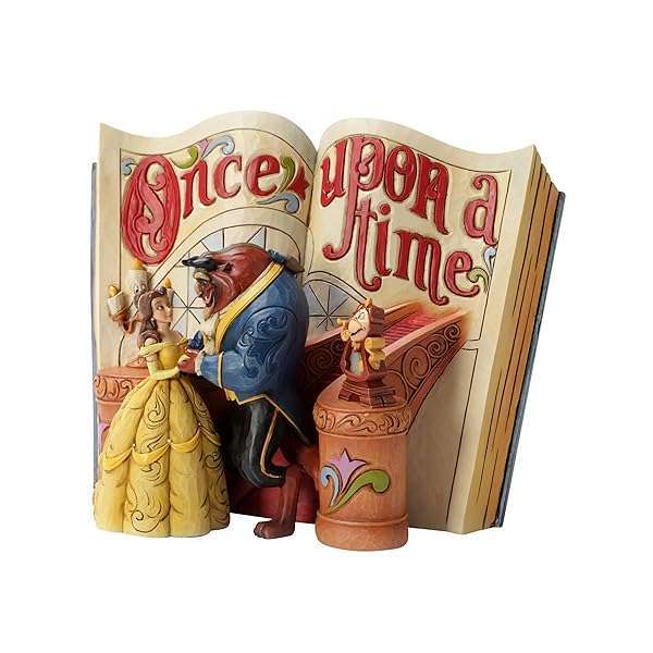 Enesco Disney Traditions Jim Shore Beauty and the Beast Figurine - Handcrafted 6-Inch Collectible Home Decor