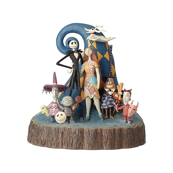 "Enesco Disney Traditions Jim Shore Nightmare Before Christmas 8" Figurine - Carved by Heart Collectible" - Image 4