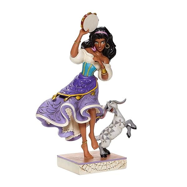 Enesco Disney Traditions Jim Shore Esmeralda & Djali Figurine - 8.75 Inch Hunchback of Notre Dame Collectible - Image 6