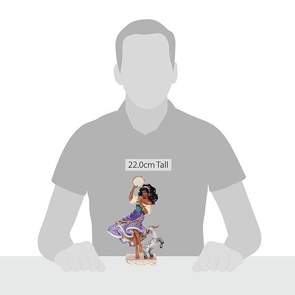 Enesco Disney Traditions Jim Shore Esmeralda & Djali Figurine - 8.75 Inch Hunchback of Notre Dame Collectible - Image 7