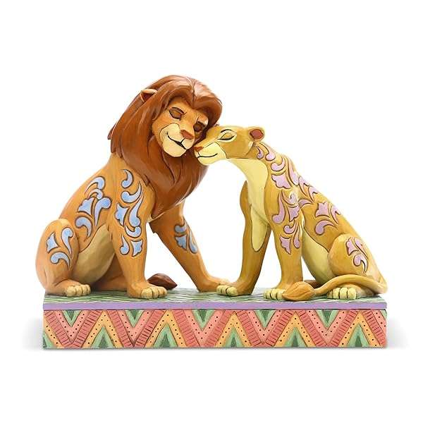 Enesco Disney Traditions Simba & Nala Figurine by Jim Shore - 5.12 Inch Multicolor Collectible