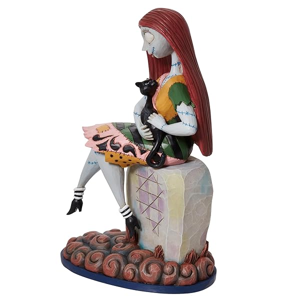 Enesco Jim Shore Disney Nightmare Before Christmas Sally & Cat Figurine - 8 Inch Multicolor Collectible - Image 4