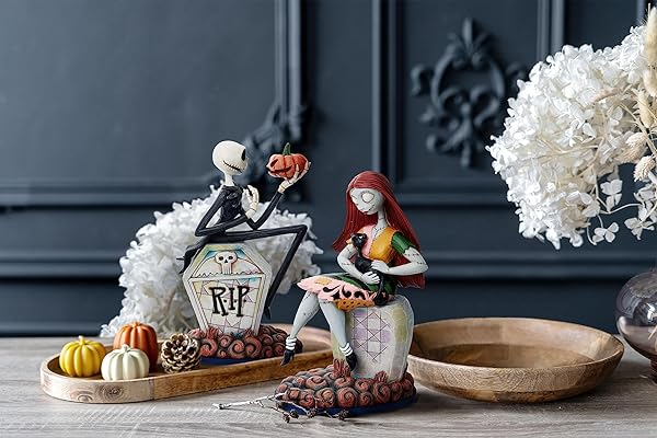 Enesco Jim Shore Disney Nightmare Before Christmas Sally & Cat Figurine - 8 Inch Multicolor Collectible - Image 10