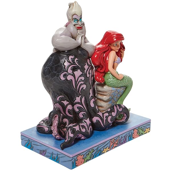 Enesco Jim Shore Disney Traditions Ariel & Ursula Figurine - 9.5 Inch Multicolor Collectible - Image 6