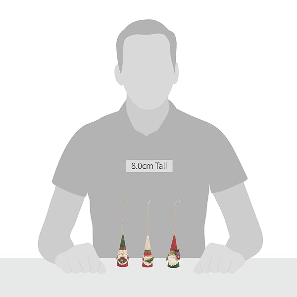 Enesco Jim Shore Heartwood Creek Christmas Gnomes Ornament Set - 3.35 Inch Multicolor Decor - Image 4