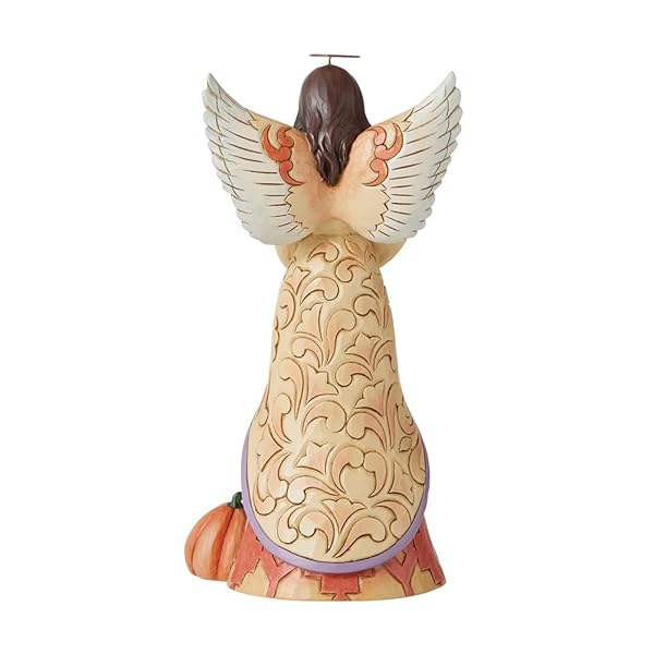 Enesco Jim Shore Fall Harvest Angel Figurine - 8.25 Inch Sunflower Design | Heartwood Creek Collectible - Image 5