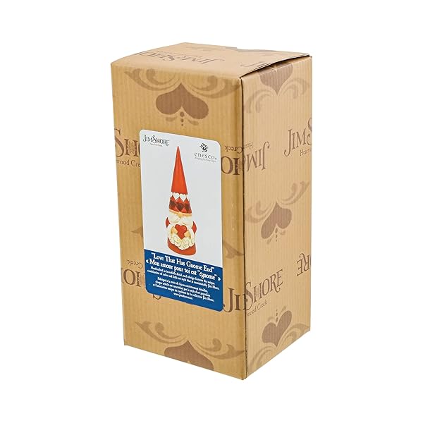 Enesco Jim Shore Heartwood Creek Gnome Holding a Heart Figurine, 6.5 Inch, Multicolor - Image 6