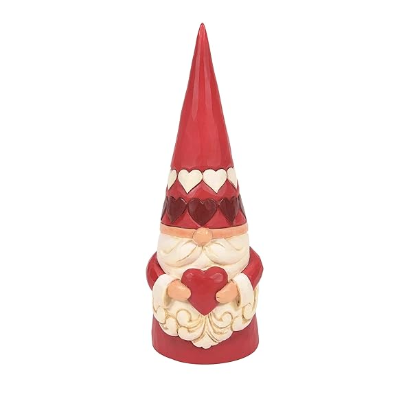 Enesco Jim Shore Heartwood Creek Gnome Holding a Heart Figurine, 6.5 Inch, Multicolor - Image 3