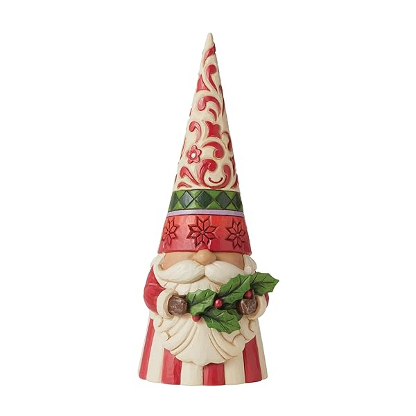 Enesco Jim Shore Heartwood Creek Tall Gnome Figurine - 10.83 Inch Multicolor Holiday Decor - Image 3