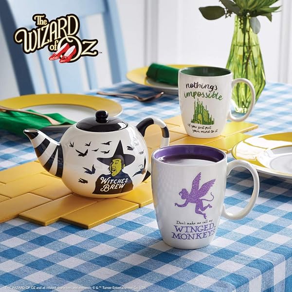 Enesco Our Name is Mud Wizard of Oz Winged Monkeys Coffee Mug - 12oz Multicolor Collectible - Image 5