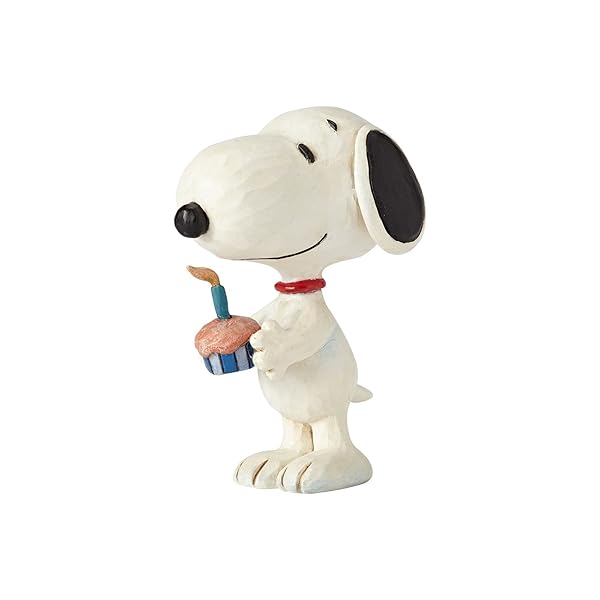 Enesco Peanuts Snoopy Birthday Mini Figurine by Jim Shore - 3 Inch Multicolor Collectible - Image 3
