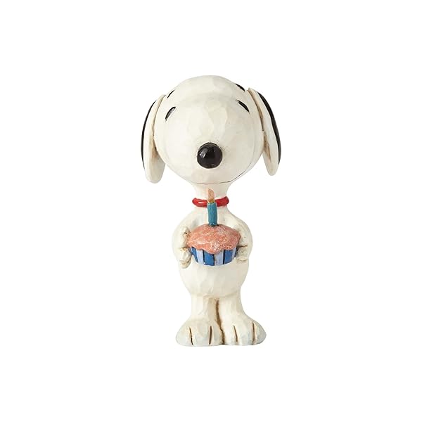 Enesco Peanuts Snoopy Birthday Mini Figurine by Jim Shore - 3 Inch Multicolor Collectible - Image 2