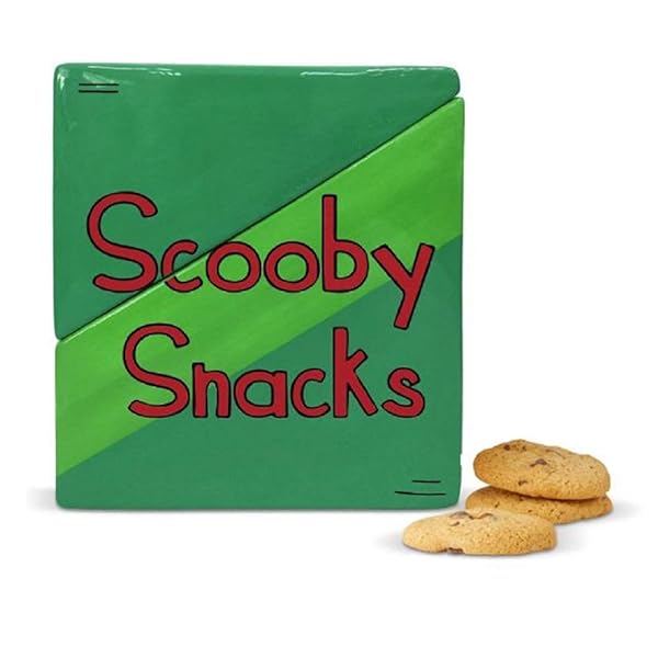 Enesco Enesco Scooby Doo Cookie Jar - 8 Inch Green Ceramic Snacks Box for Collectors
