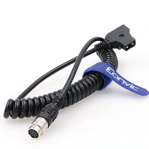 Eonvic Buy Eonvic B4 D-Tap to Hirose 12Pin Power Cable for Fujinon, Nikon, Canon & Angenieux - Fast Shipping!