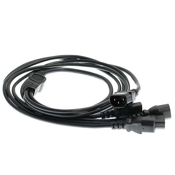 Buy Eonvic IEC 320 C14 Male to 4XC13 Female Y Splitter Power Cord 1.8m - High Quality & Durable - Image 3
