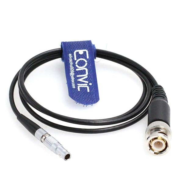 Eonvic Red Epic Scarlet BNC to 4pin Nor1438 Audio Timecode Adapter Cable for High Quality Audio Connection