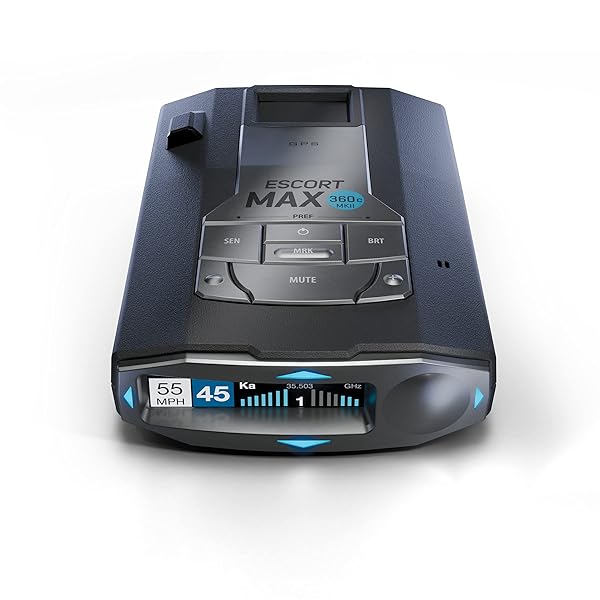 Escort MAX 360c MKII Laser Radar Detector - Dual-Band Wi-Fi and Bluetooth Enabled, 360° Directional Arrows, Exceptional Range, Shared Alerts, Apple CarPlay and Android Auto Compatible, Black - Image 2
