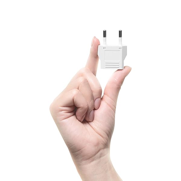 Unidapt European Plug Adapter 8 Pack Type C Travel Power Plugs for EU Asia Socket 110V to 220V Wall Outlet White - Image 6