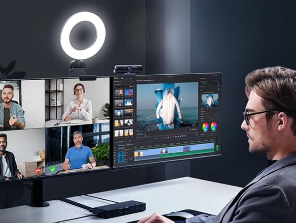 Evershop Ring Light for Laptop Desk Clip On,Small Computer Video Conference Lighting with Stand for Phone Webcam Monitor,5" Portable Mini LED Selfie - Image 8