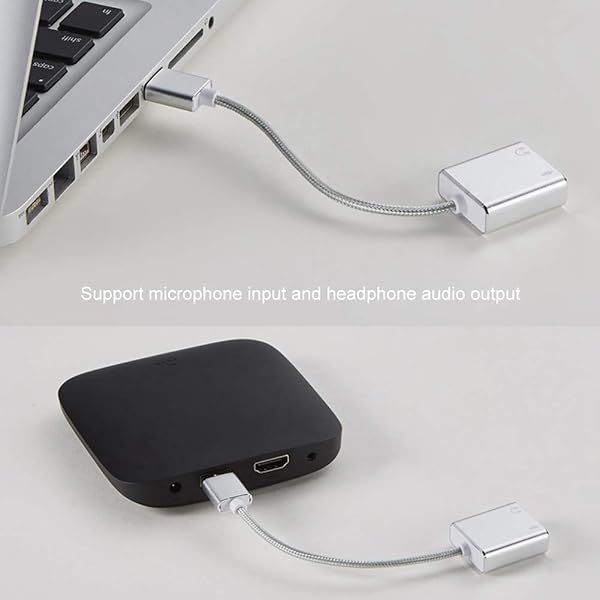 Aluminum Alloy Type C External Sound Card: 3.5mm Audio Adapter for Mobile & PC Live Recording - Image 7