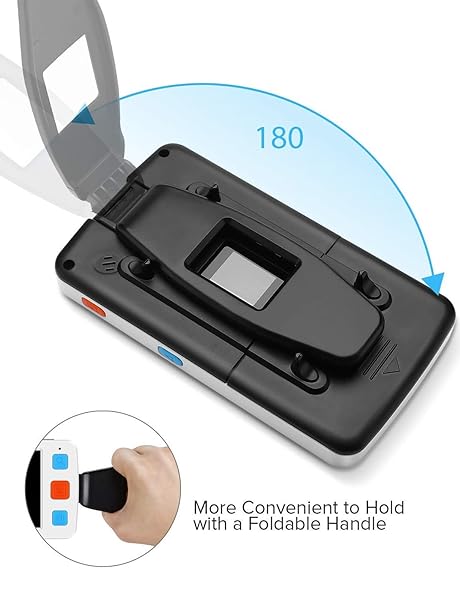 Eyoyo 5-Inch Portable Digital Magnifier: 4X-32X Zoom, 17 Color Modes & Brightness Levels for Low Vision & Color Blindness - Image 3
