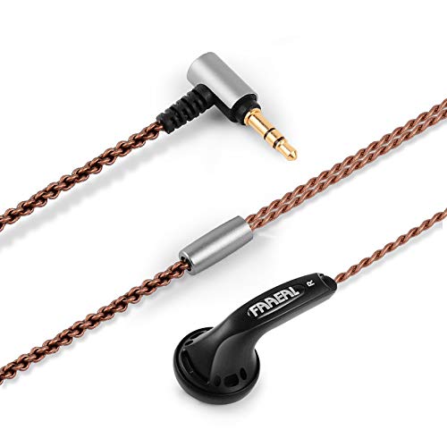 FAAEAL Iris 2.0 Wired Earbuds: Durable 3.5mm Headphones with Crystal Clear Sound & Good Bass for Smartphones, PC & Tablets