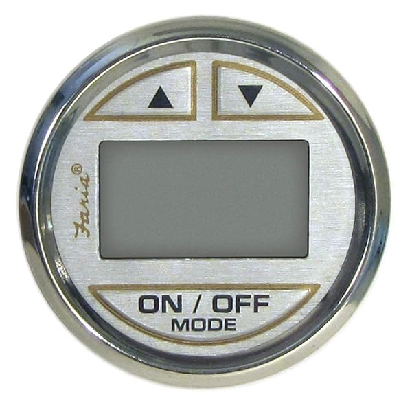 Faria FARIA BEEDE 19151 Kronos Depth Sounder In Hull Mounted Transducer SN2010 2 for Accurate Marine Depth Measurement