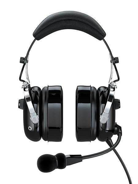 Faro Aviation FARO G2-PNR Premium Pilot Aviation Headset with MP3 Input & Dual GA Adapter - Black