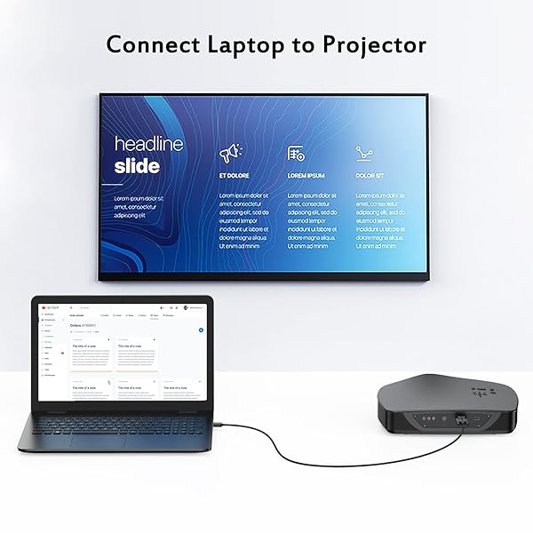 FEMORO 6ft HDMI to VGA Cable - 1080P Male to Male Braided Cord for Monitors, Laptops, Projectors & More - Image 5