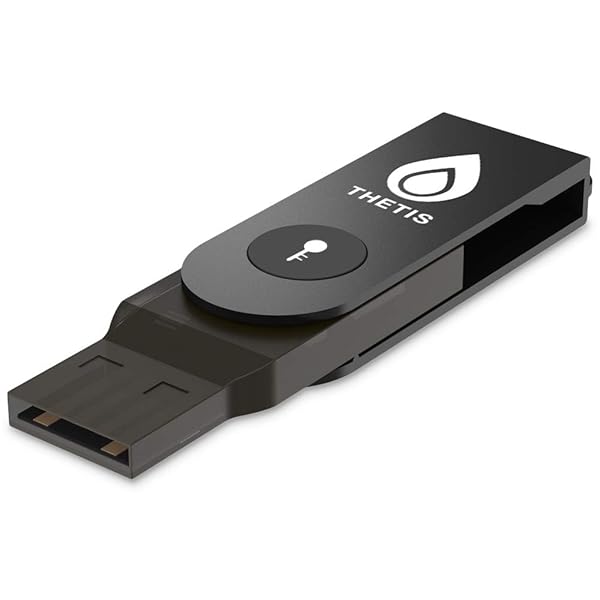 Thetis FIDO2 Folding Security Key: Thetis Universal 2FA USB for Windows, Mac, Linux, Gmail, Facebook & More
