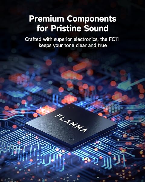 FLAMMA FC11 Auto Wah Pedal: True Bypass Envelope Filter for Guitar & Bass Effects - Image 7