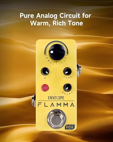 FLAMMA FC11 Auto Wah Pedal: True Bypass Envelope Filter for Guitar & Bass Effects - Image 8