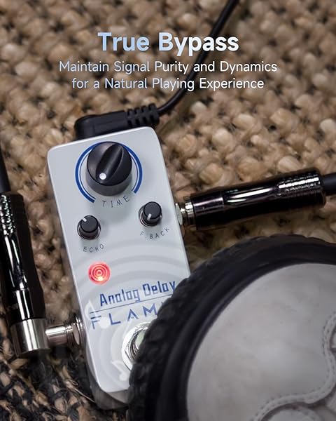 FLAMMA FC17 Analog Delay Pedal: Vintage Effects for Electric Guitar | True Bypass - Image 6