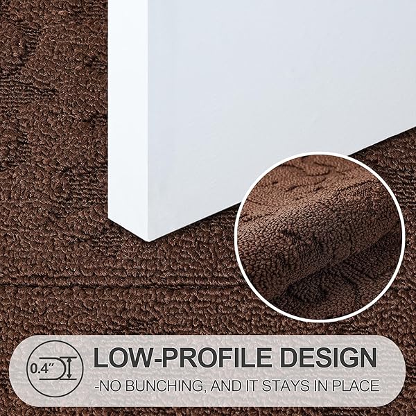 "FONEYI Washable Indoor Doormat 24"x36" - Non-Slip, Low-Profile, Absorbent Entry Mat for Front & Back Doors" - Image 3